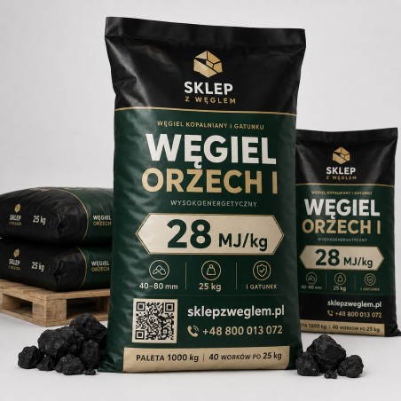 Węgiel Orzech I 28 MJ/kg